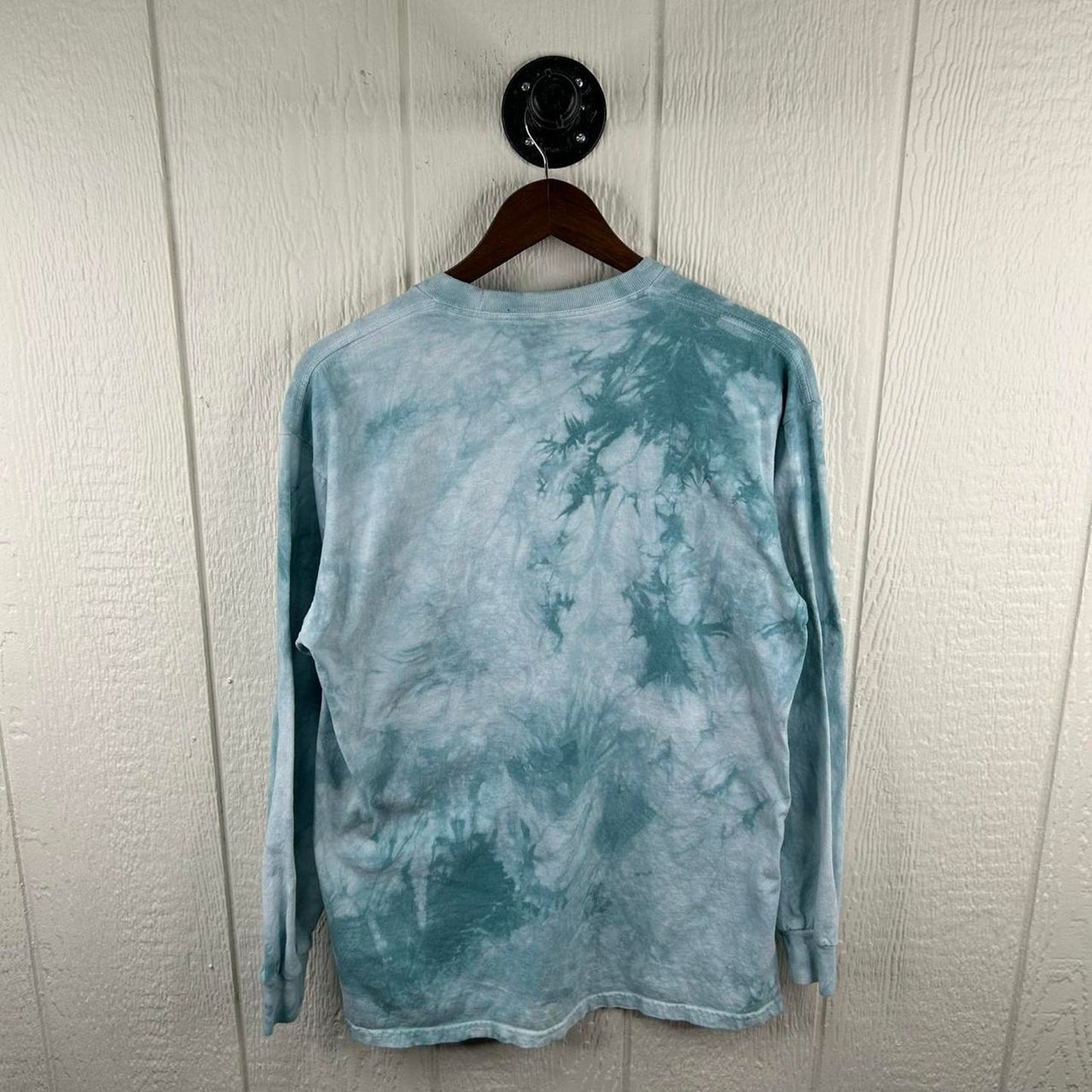 Y2K Kitten Blue Tie-Dye Long Sleeve (XL)