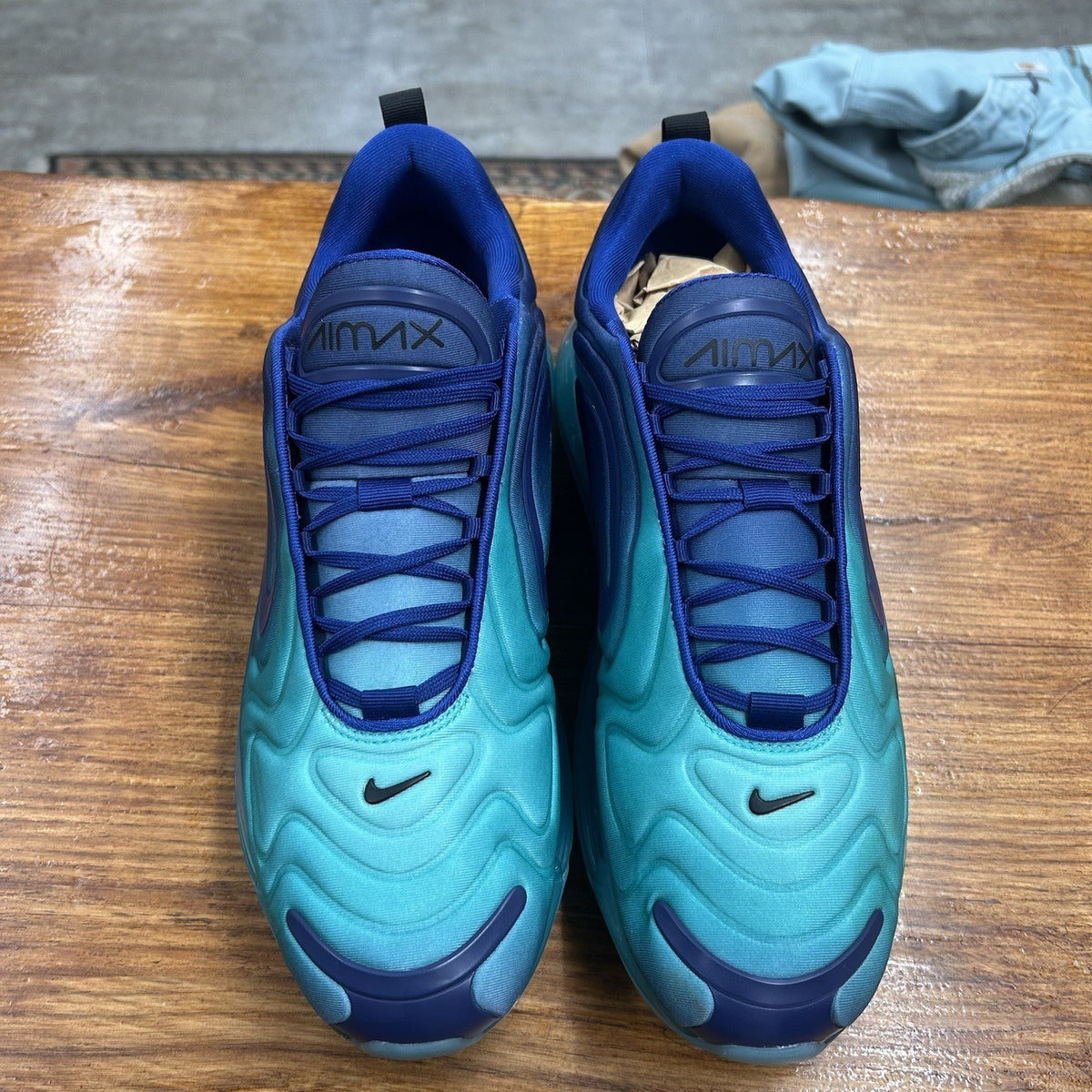 Size 12 - Nike Air Max 720 Sea Forest Lightly Worn With Box