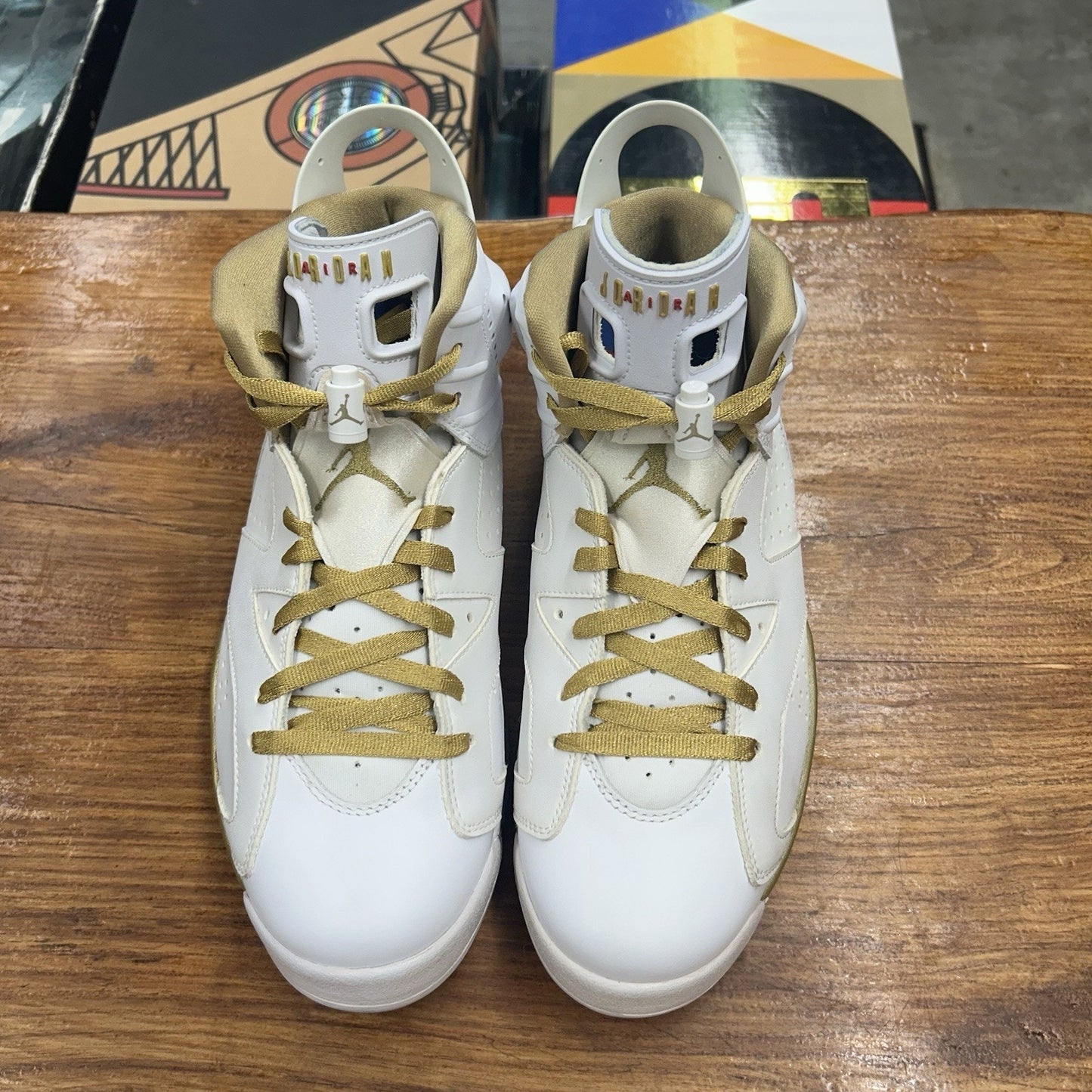 Size 10.5 - Air Jordan 7/6 Retro Golden Moments Pack
