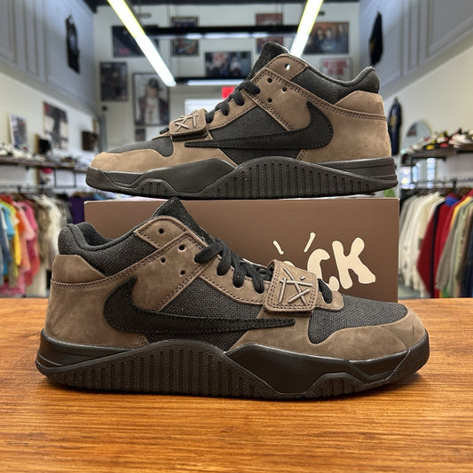 Size 10.5 - Travis Scott x Air Jordan Jordan Jumpman Jack TR Dark Mocha