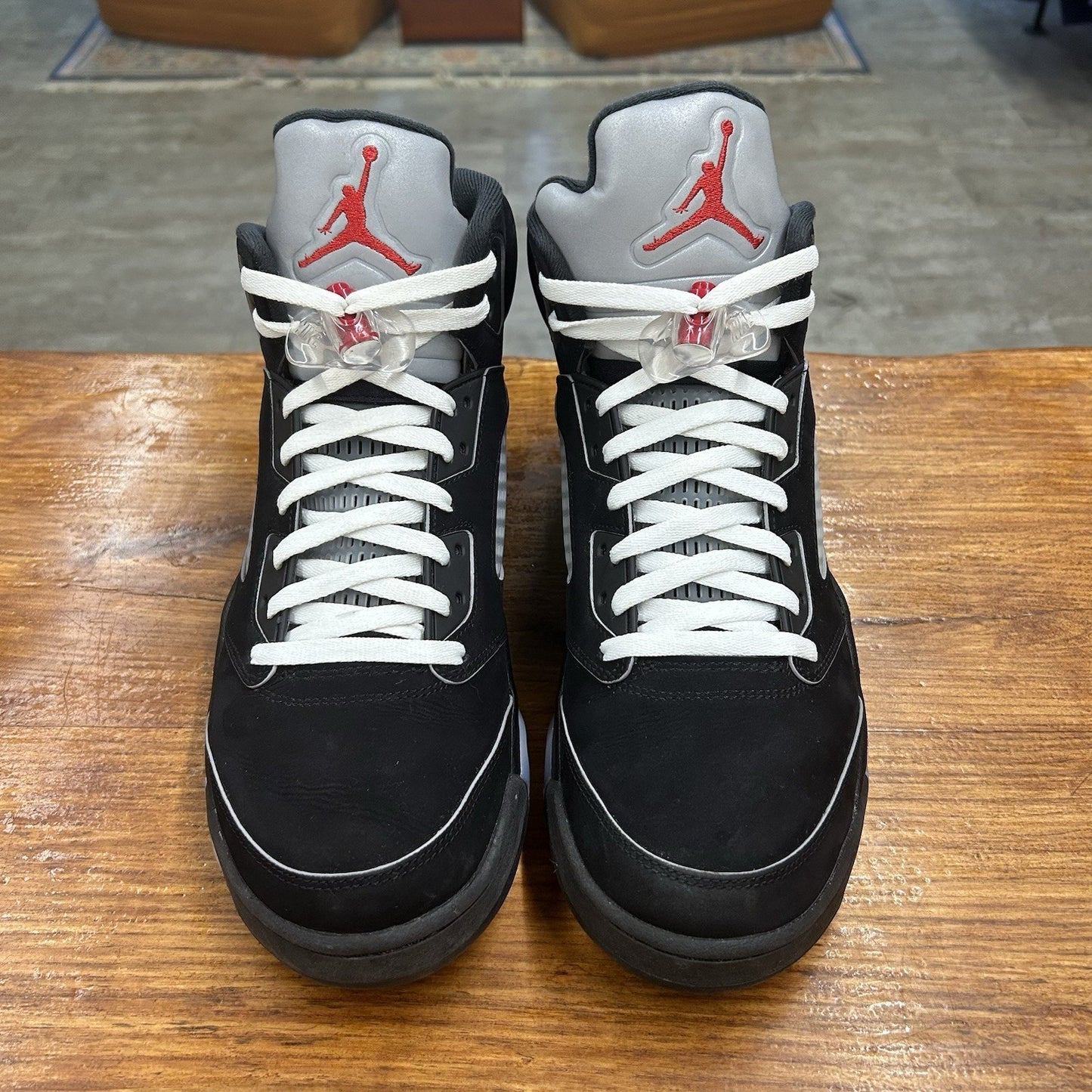 Size 13 - Air Jordan 5 Retro OG Black Metallic Reimagined Lightly Worn