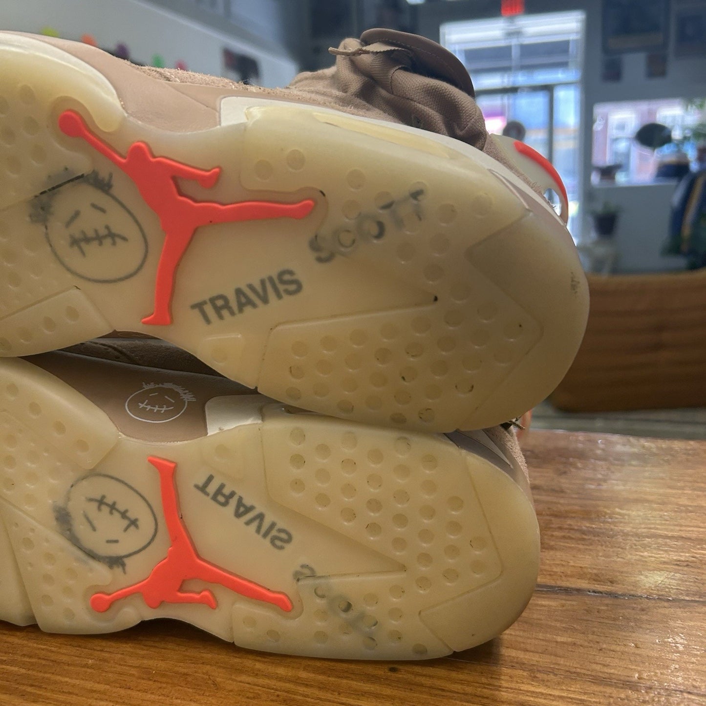 Size 13 - Jordan 6 x Travis Scott British Khaki
