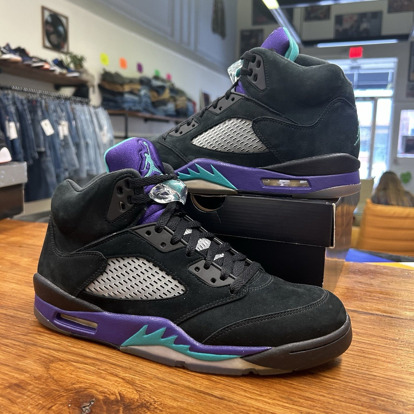 Size 10 - Air Jordan 5 Retro Black Grape