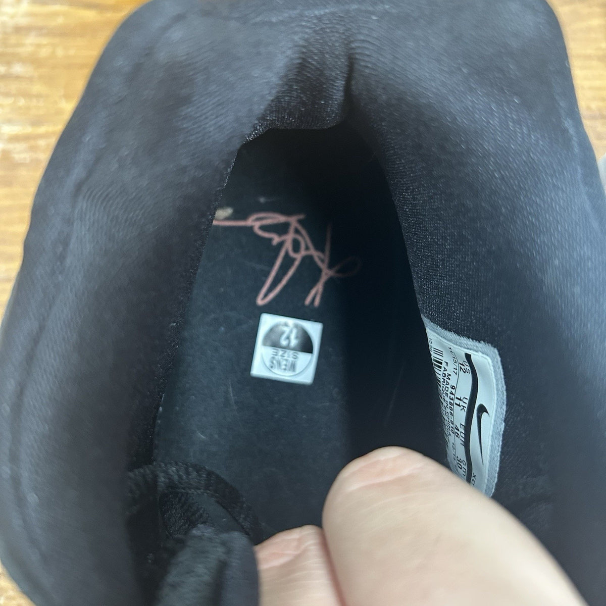 Size 12 - Nike Kyrie 4 Silver Orange Worn Once No Box