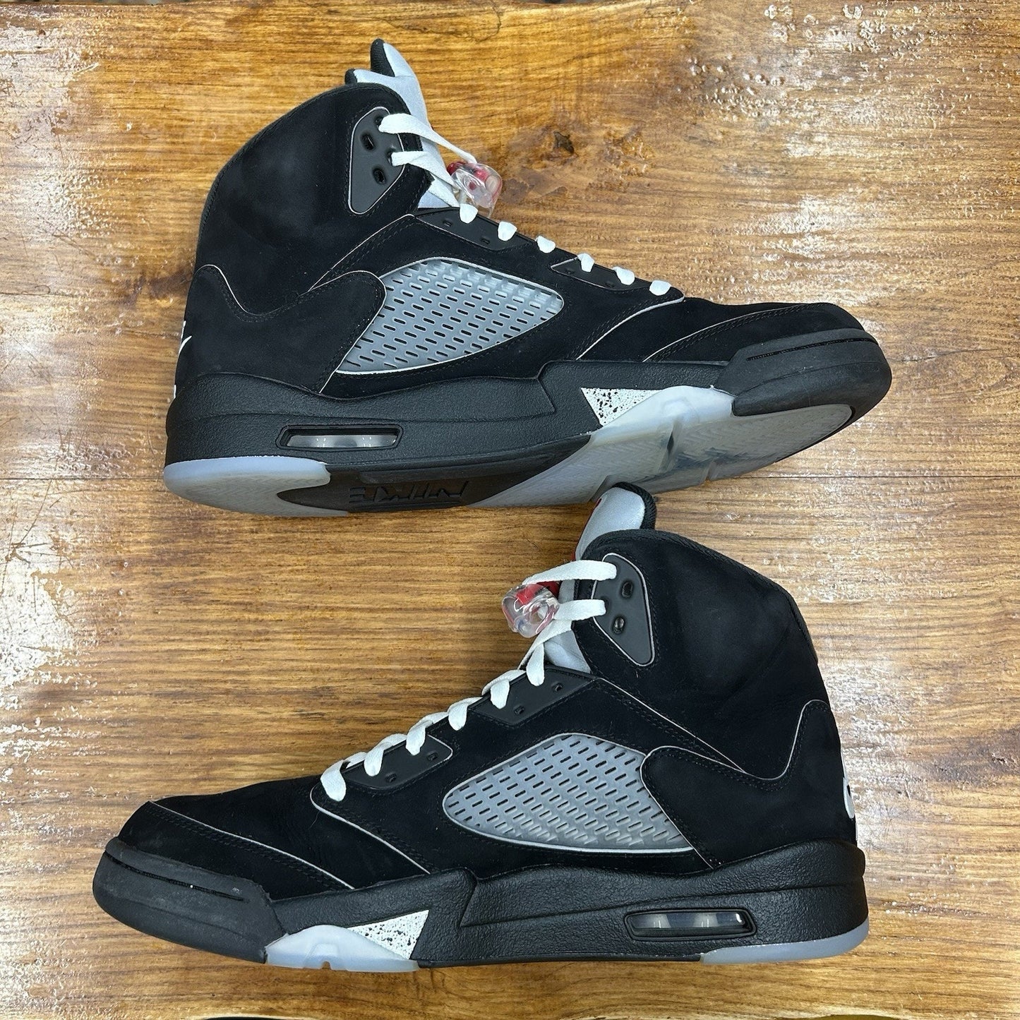 Size 13 - Air Jordan 5 Retro OG Black Metallic Reimagined Lightly Worn