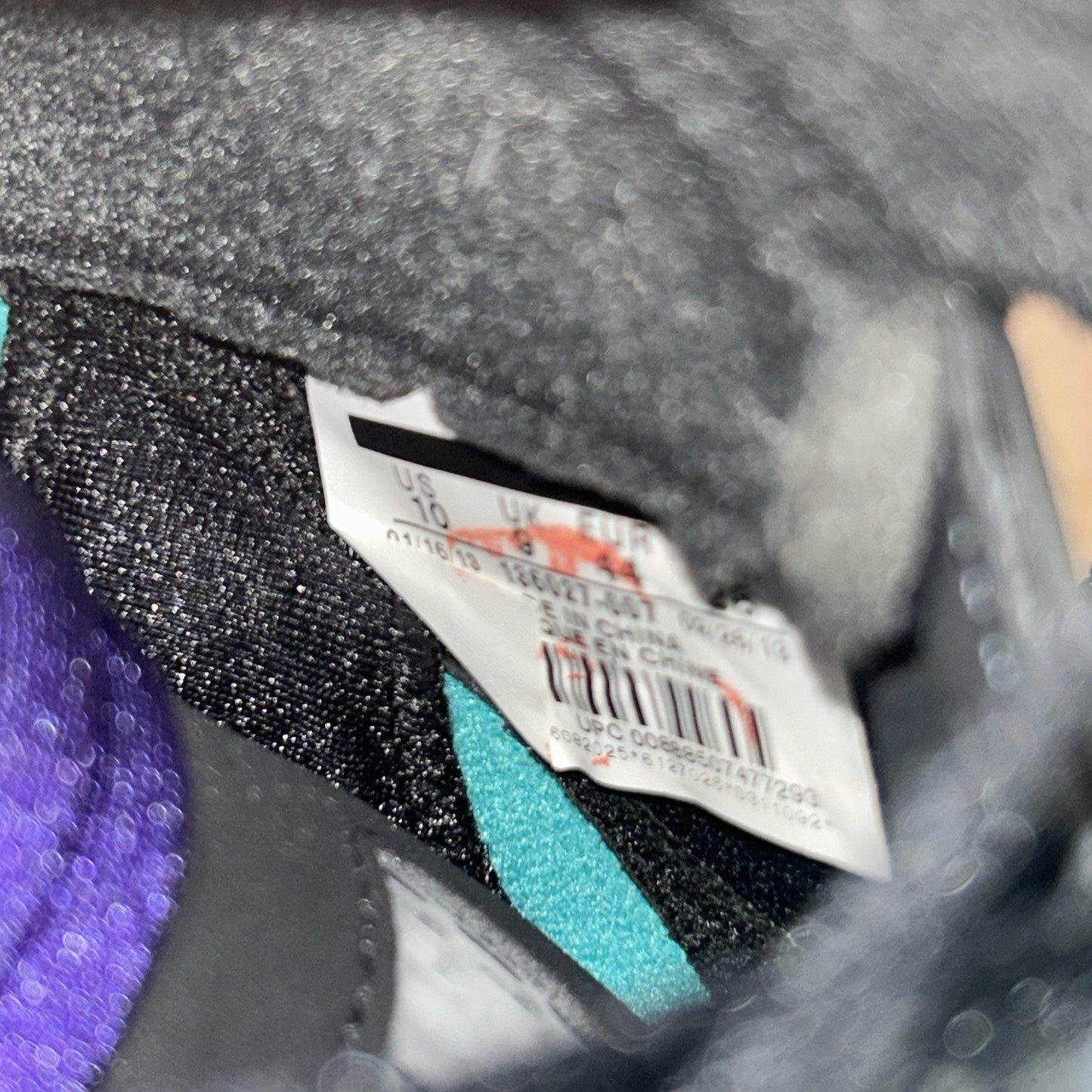 Size 10 - Air Jordan 5 Retro Black Grape