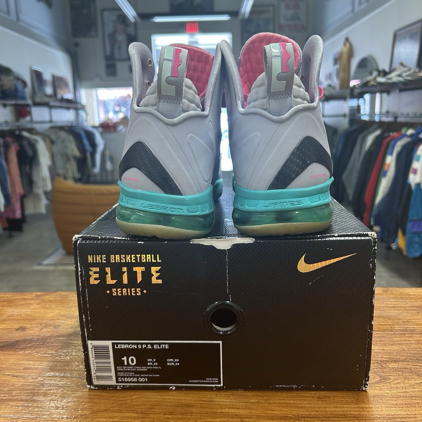 Size 10 - Nike LeBron 9 P.S. Elite South Beach Lightly Worn OG All