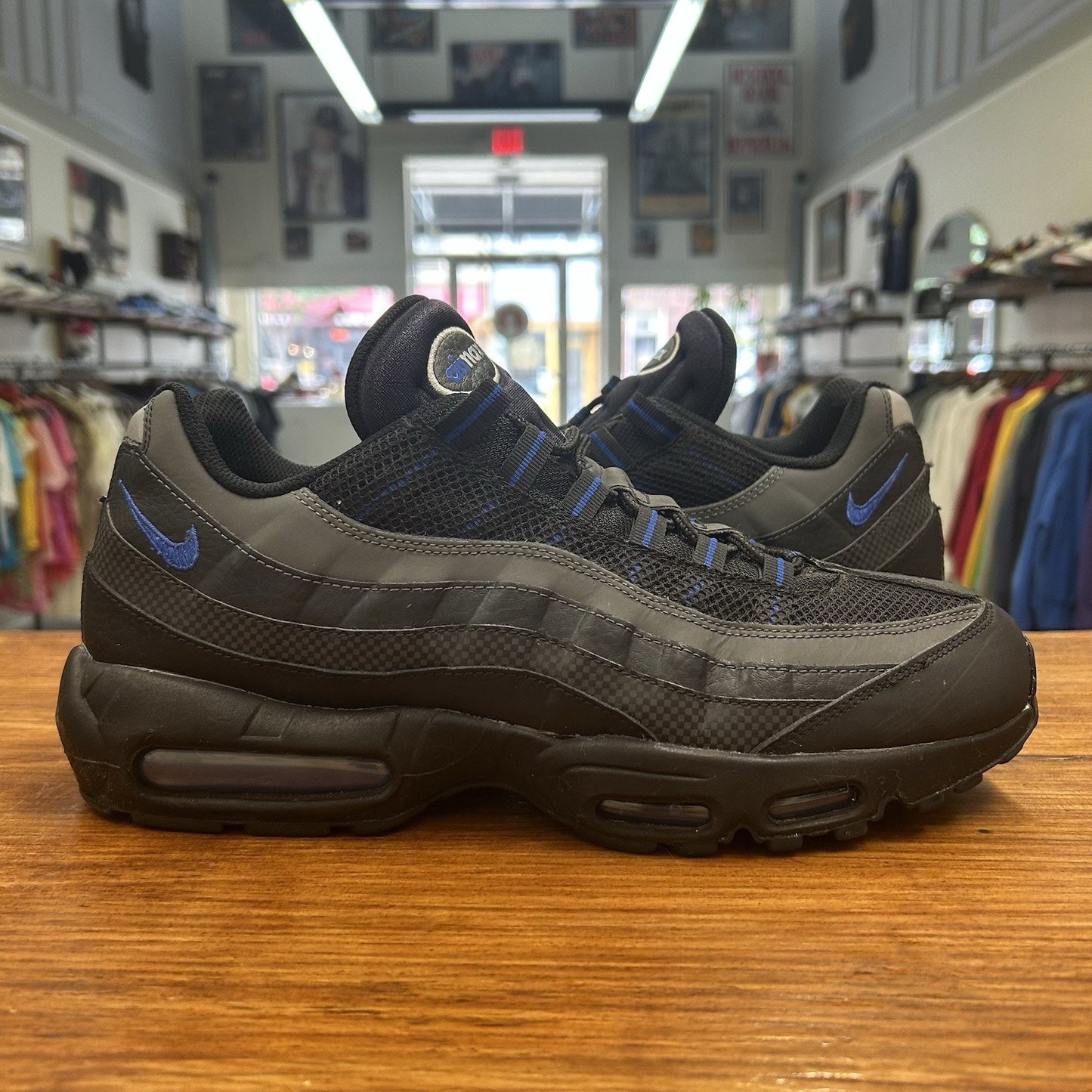 Size 13 - Nike Air Max 95 Essential Black Game Royal