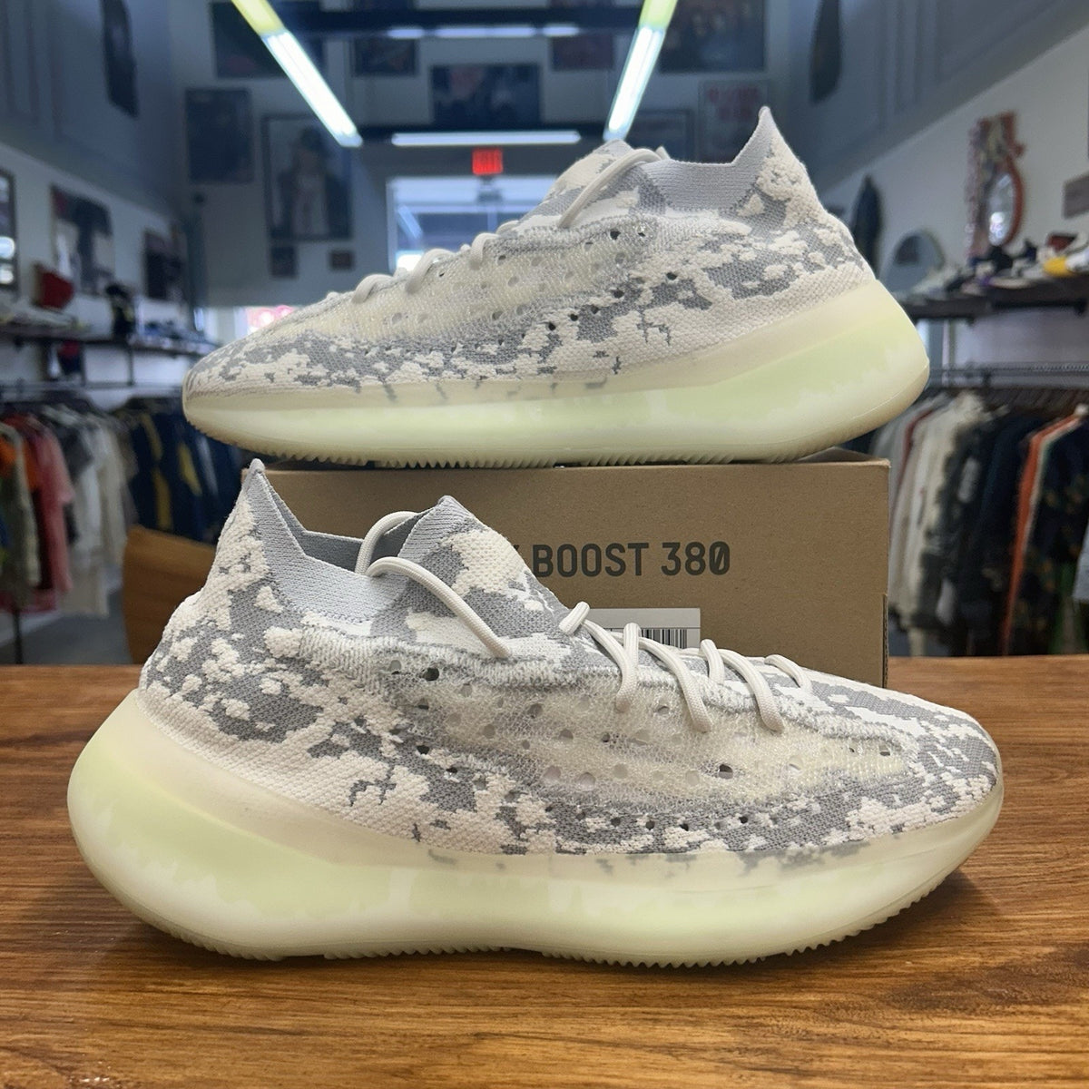 Size 12 - adidas Yeezy Boost 380 Alien Lightly Worn OG All No Stains