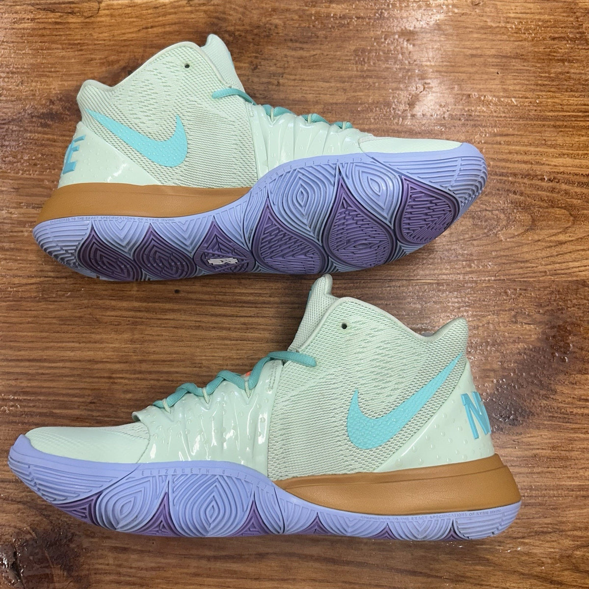 Size 12 - SpongeBob SquarePants x Nike Kyrie 5 Squidward Worn Once Perfect Tread