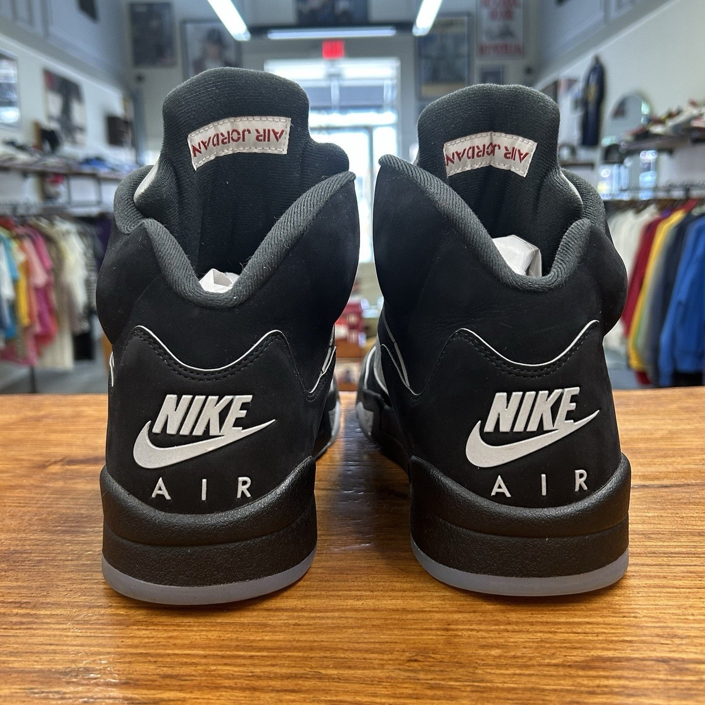 Size 13 - Air Jordan 5 Retro OG Black Metallic Reimagined Lightly Worn