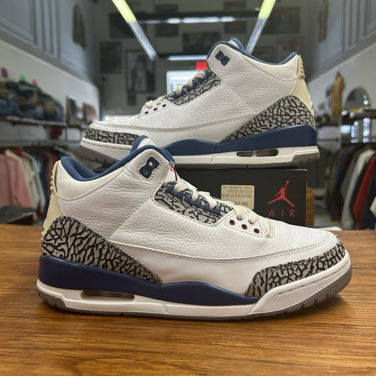 Size 9.5 - Air Jordan 3 Retro 2011 True Blue