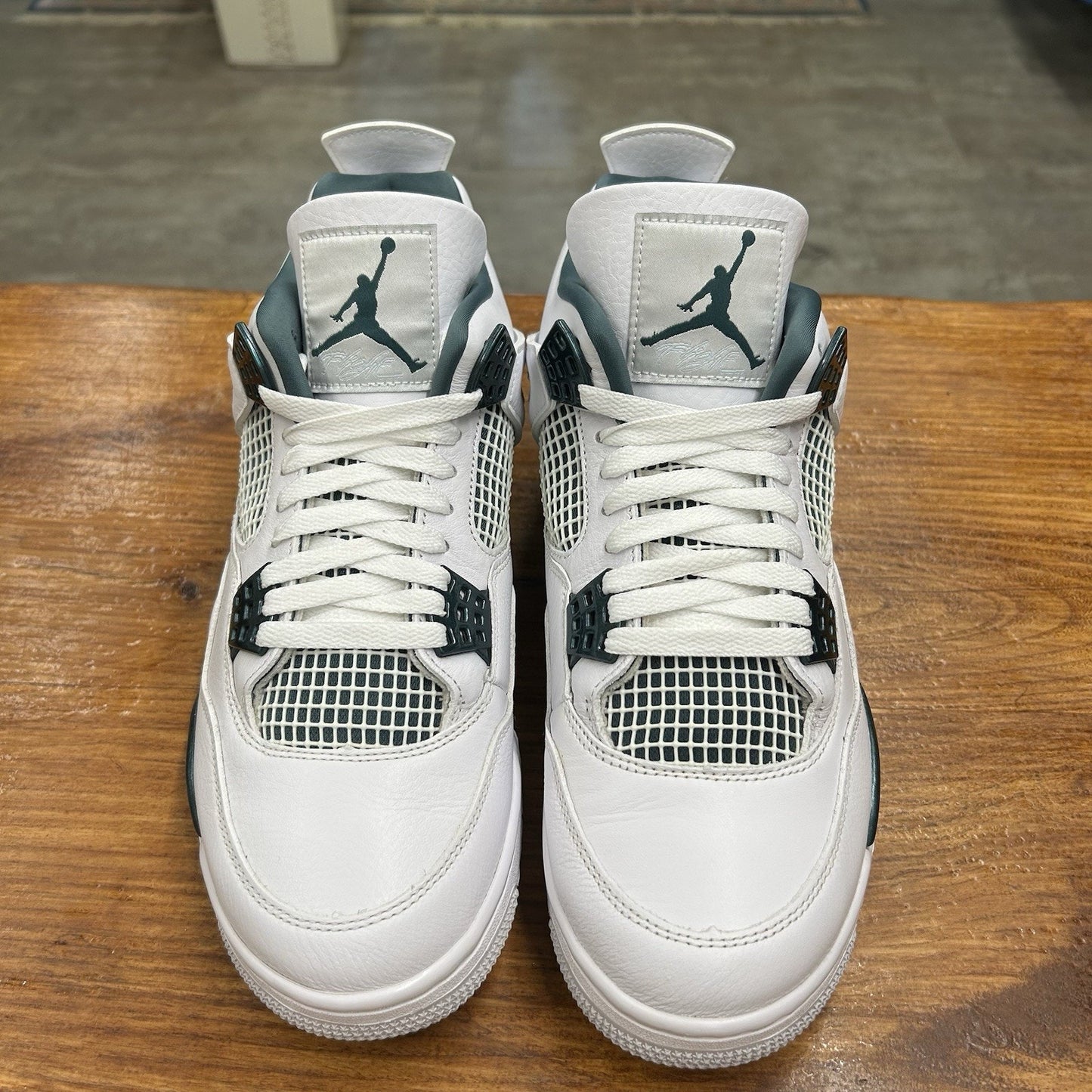 Size 10 - Air Jordan 4 Retro Oxidized Green Worn Once OG All