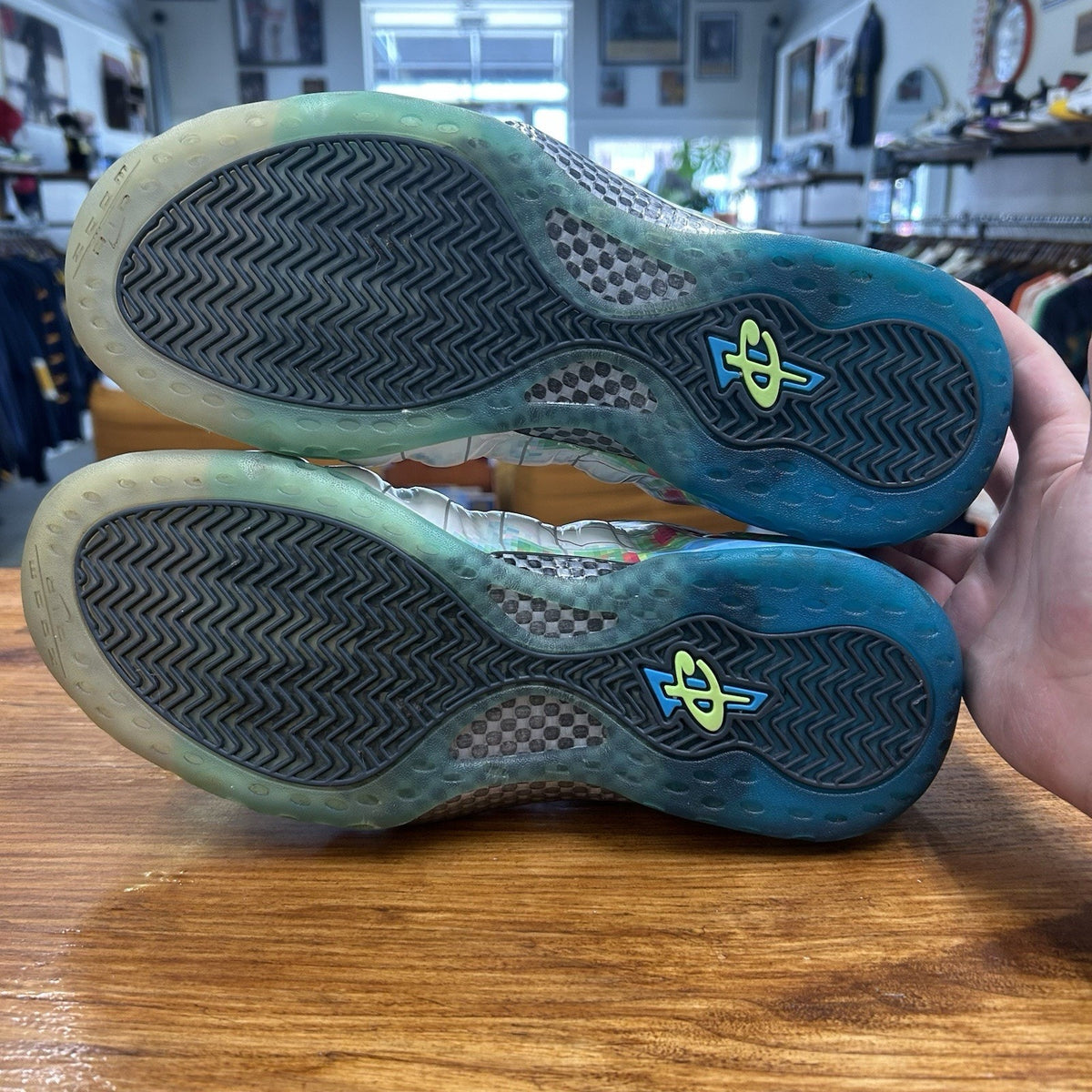 Size 13 - Nike Air Foamposite One PRM Weatherman Lightly Worn No Separation