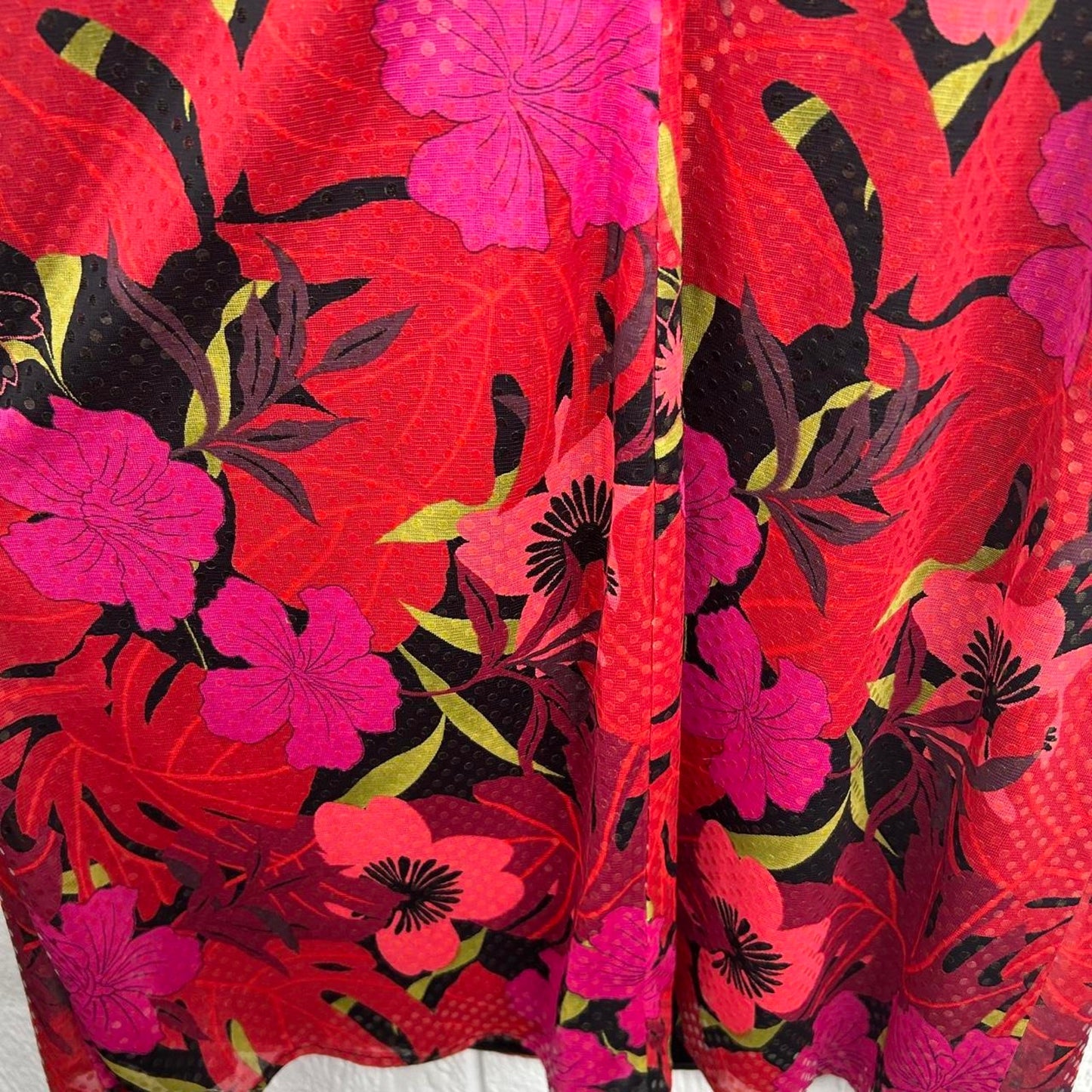 Vintage y2k Floral Hawaiian Sparkly Dress (12)