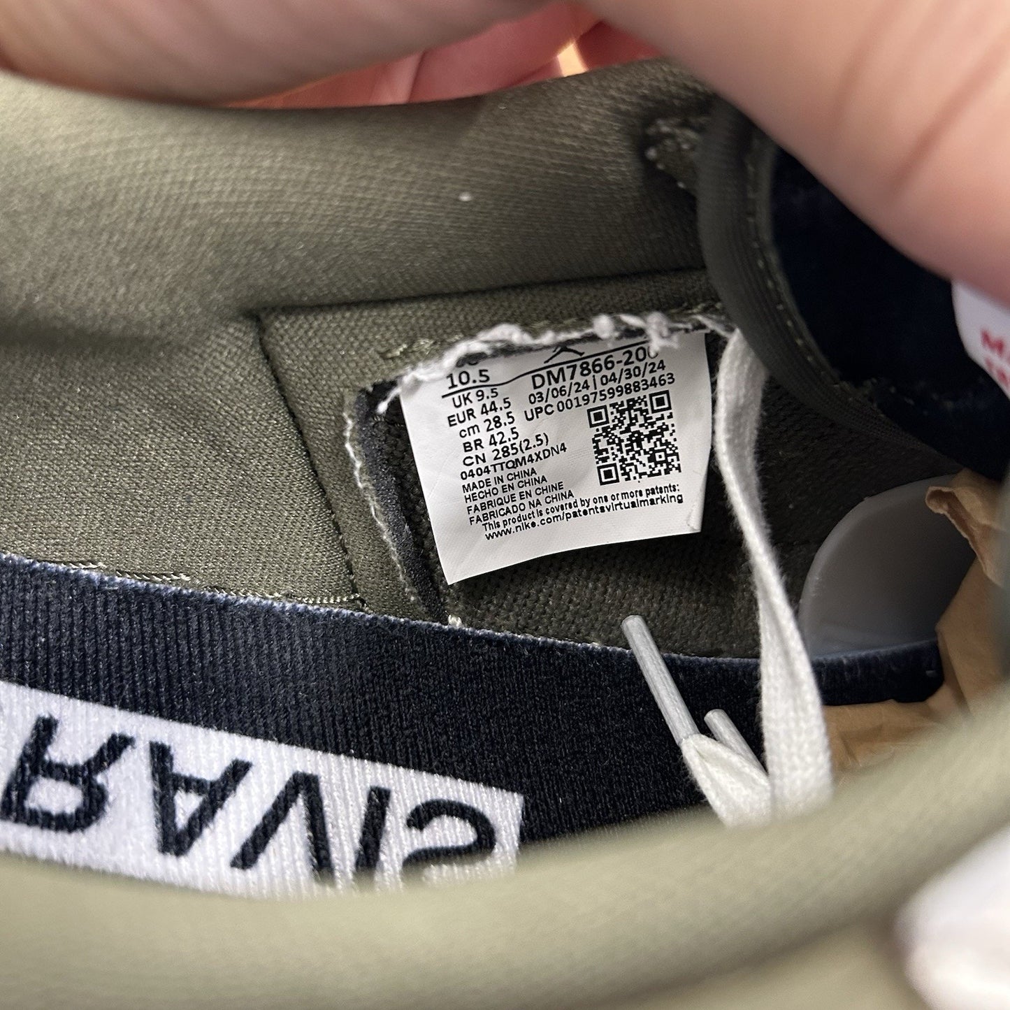 Size 10.5 - Travis Scott x Air Jordan 1 Retro OG SP Low Reverse Olive