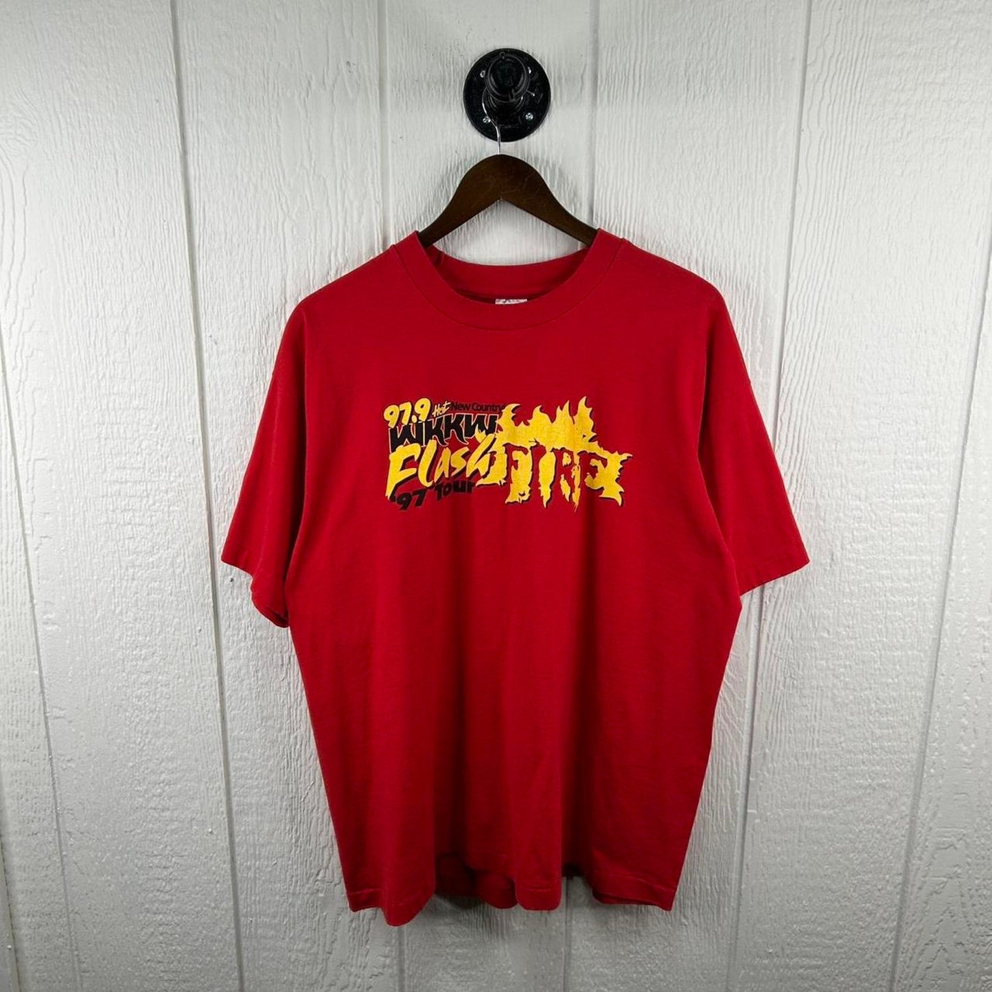 Vintage 90’s 97.9 WKKW West Virginia Radio Station Tee (XL)