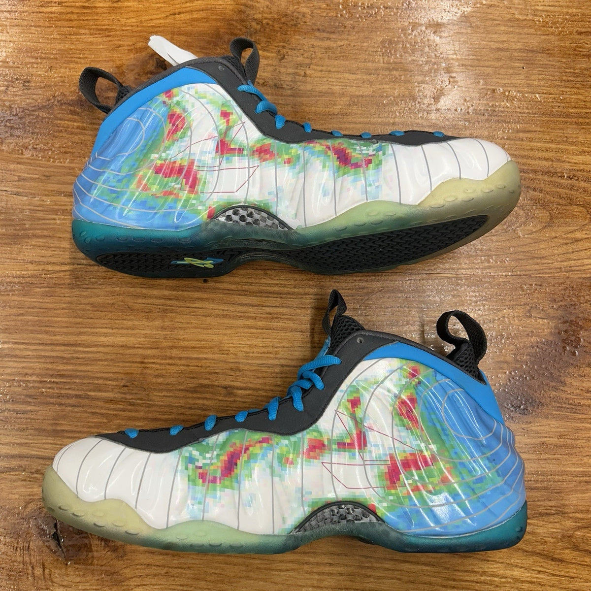 Size 13 - Nike Air Foamposite One PRM Weatherman Lightly Worn No Separation
