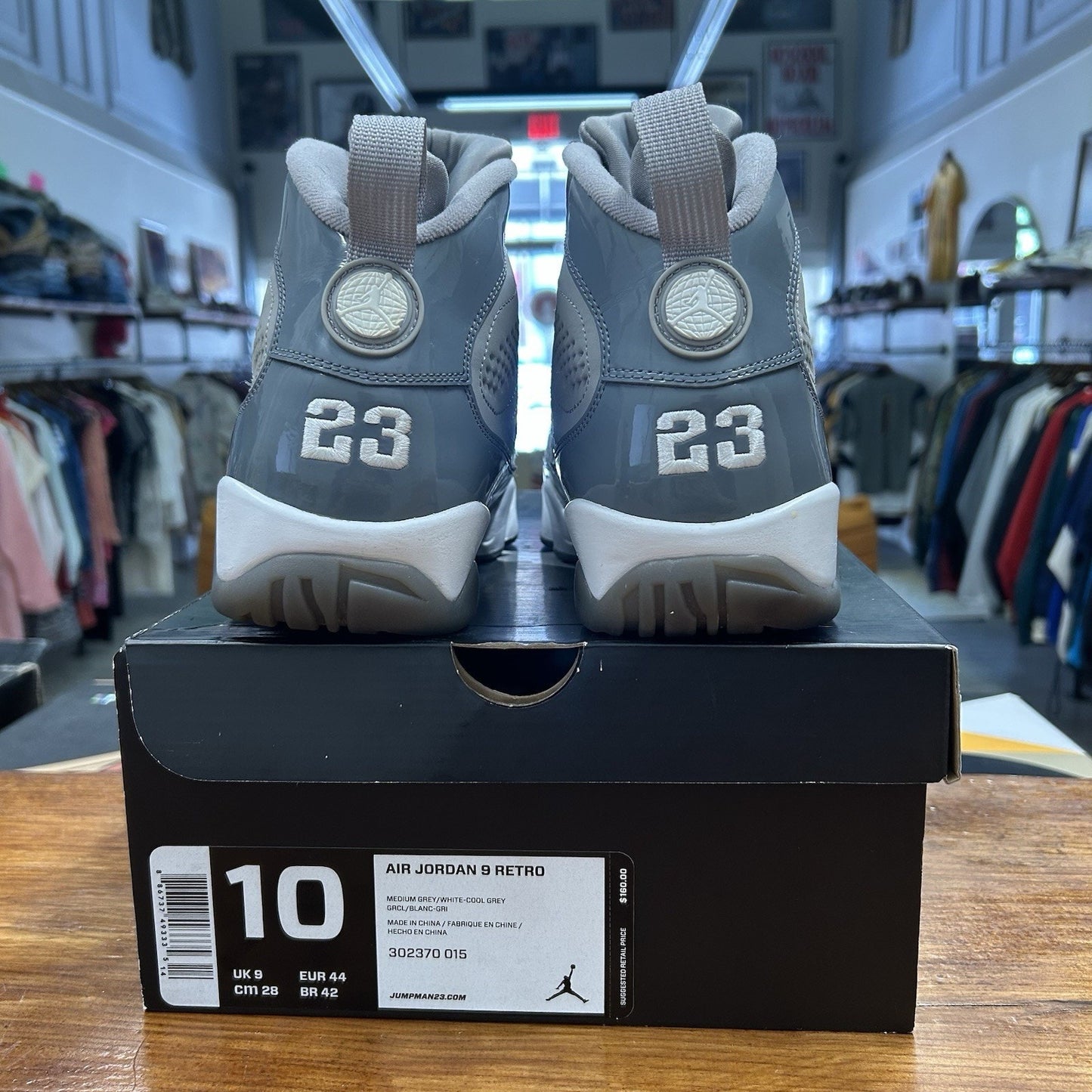 Size 10 - Air Jordan 9 2012 Cool Grey