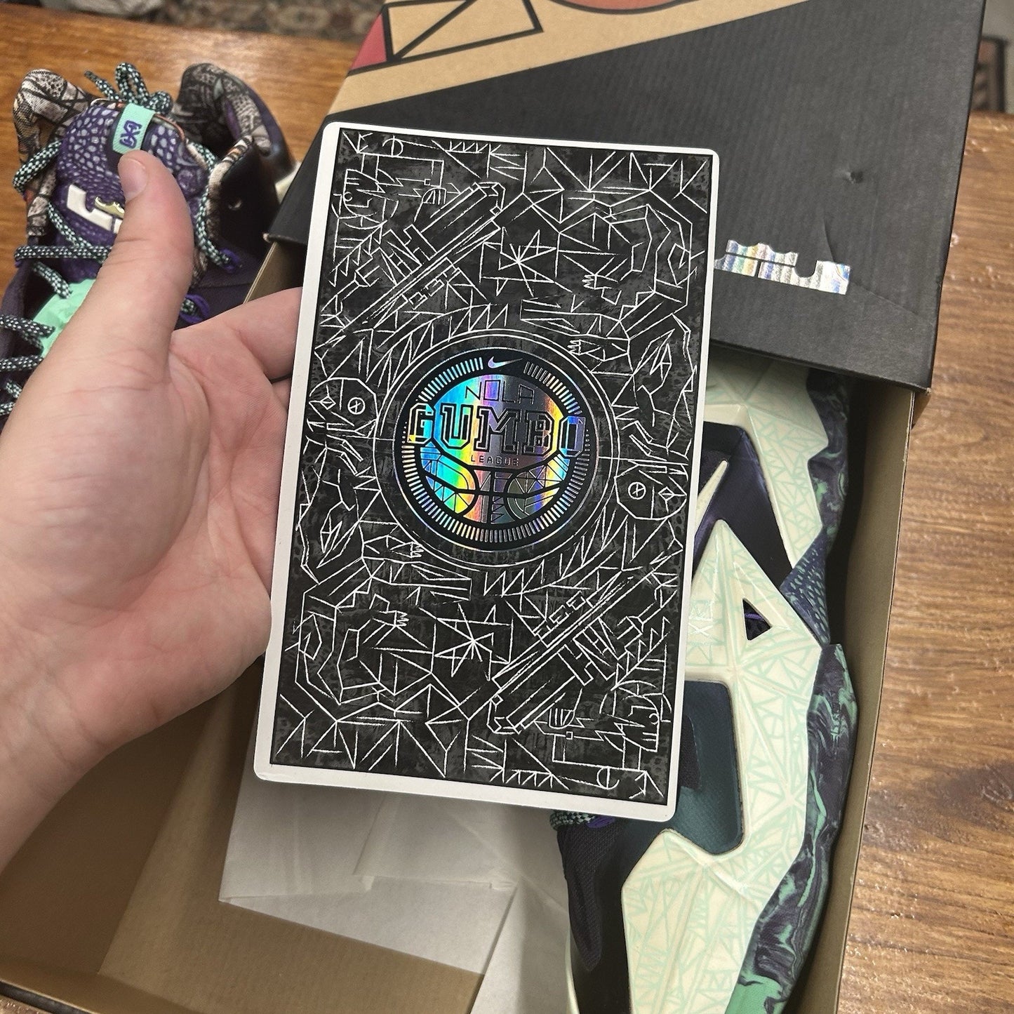 Size 10.5 - Nike LeBron 11 Gator King