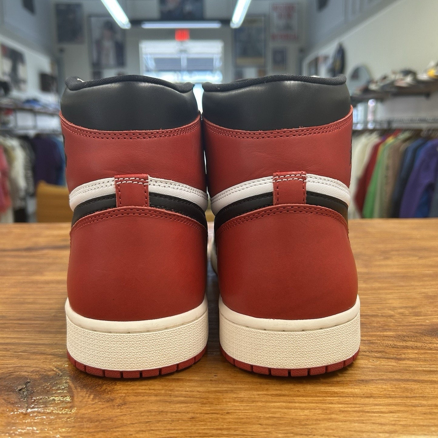 Size 13 - Air Jordan 1 Retro OG High Black Toe Reimagined Used