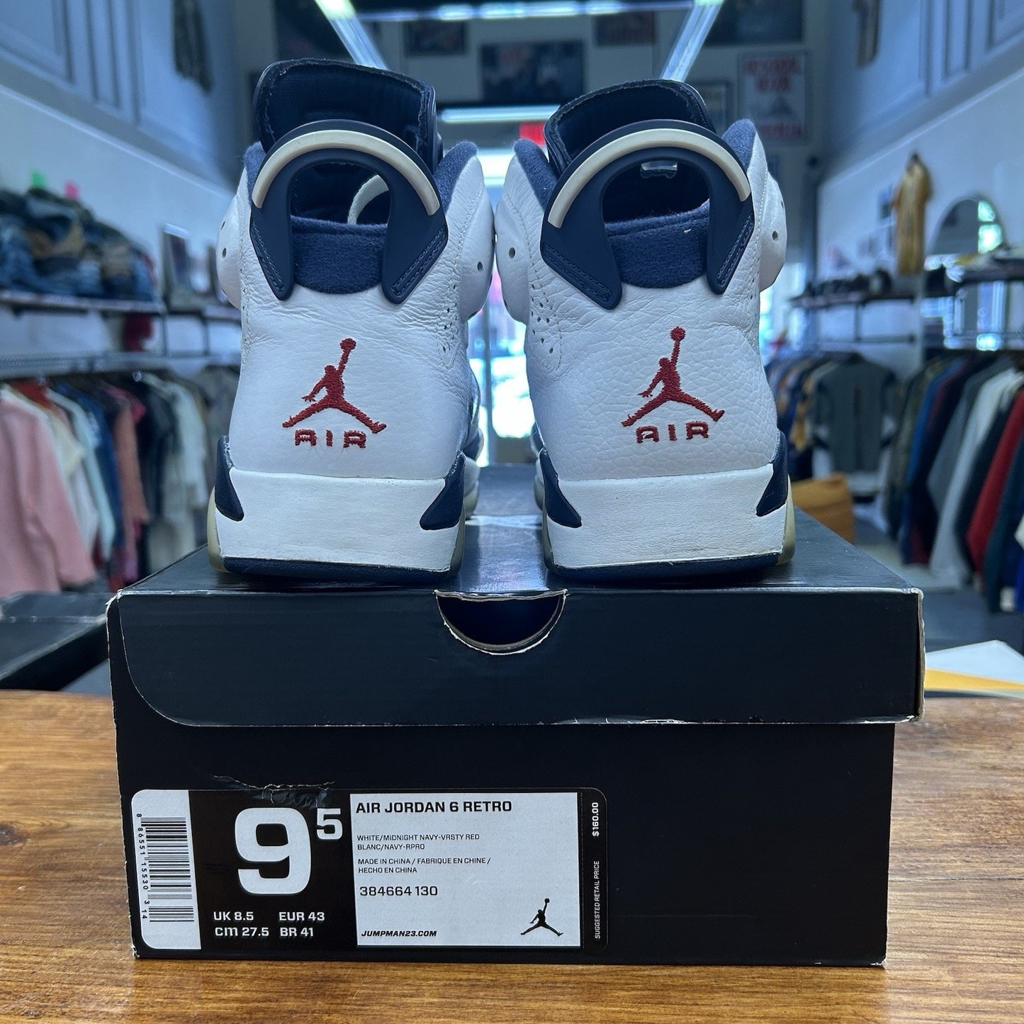 Size 9.5 - Air Jordan 6 Retro 2012 Olympic OG All
