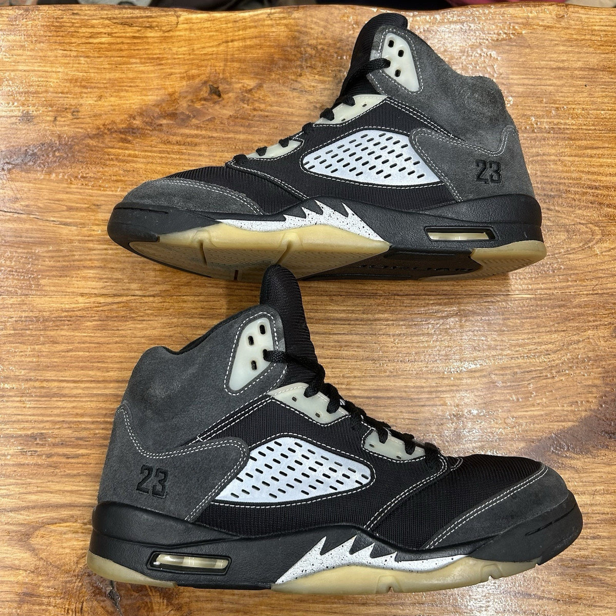 Size 11.5 - Air Jordan 5 Retro Anthracite Lightly Worn