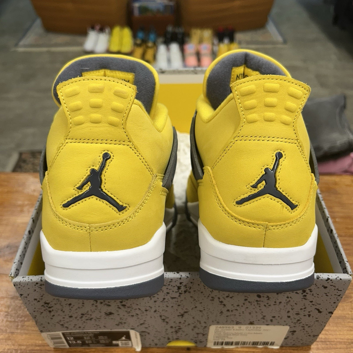 Size 12 - Jordan 4 Retro Mid Lightning Worn Once