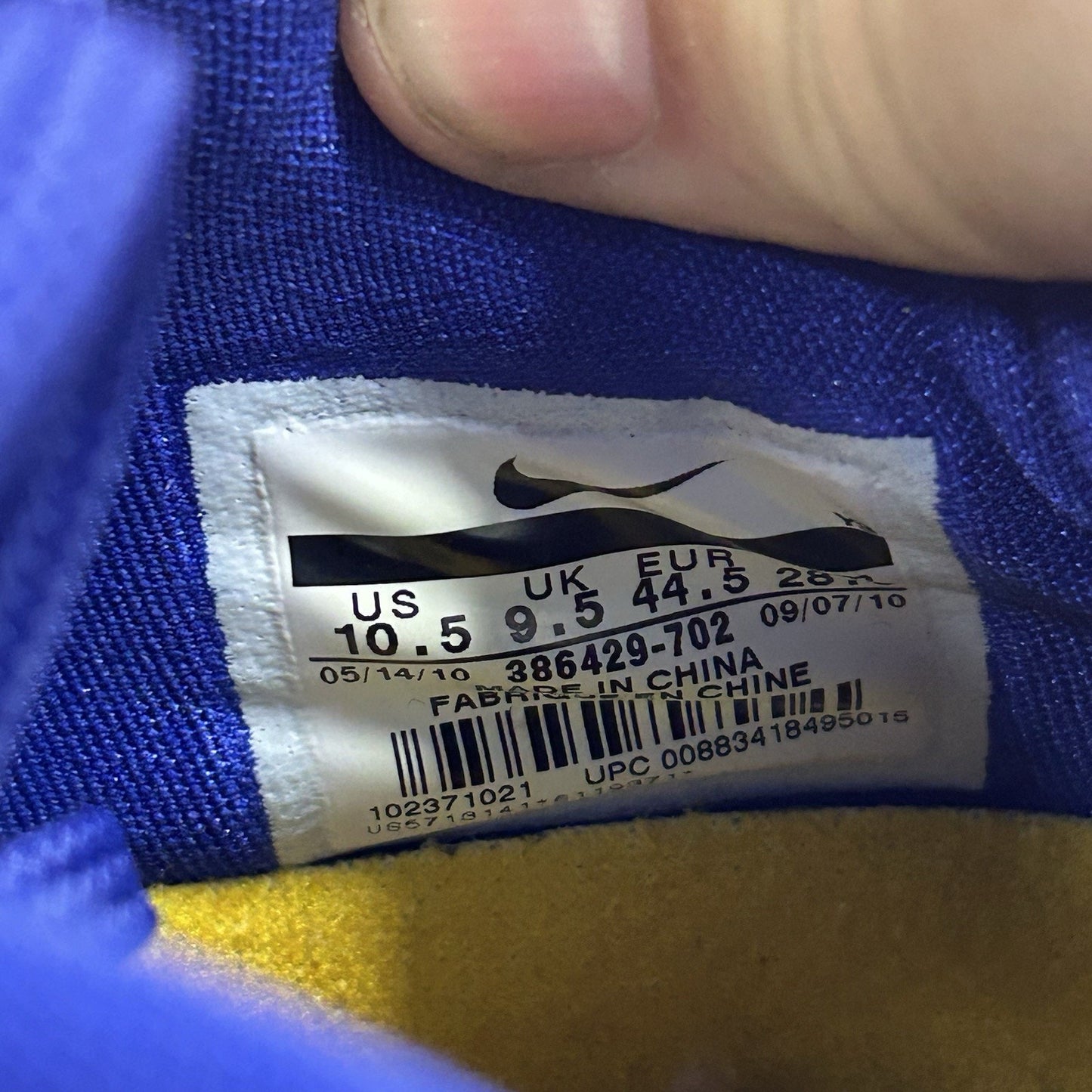 Size 10.5 - Nike Zoom Kobe 5 2010 Rings