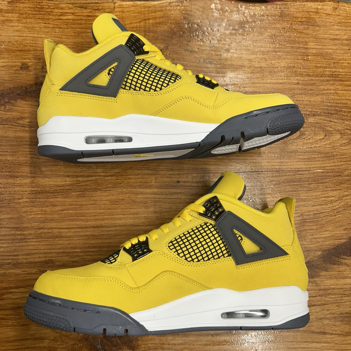 Size 12 - Jordan 4 Retro Mid Lightning Worn Once