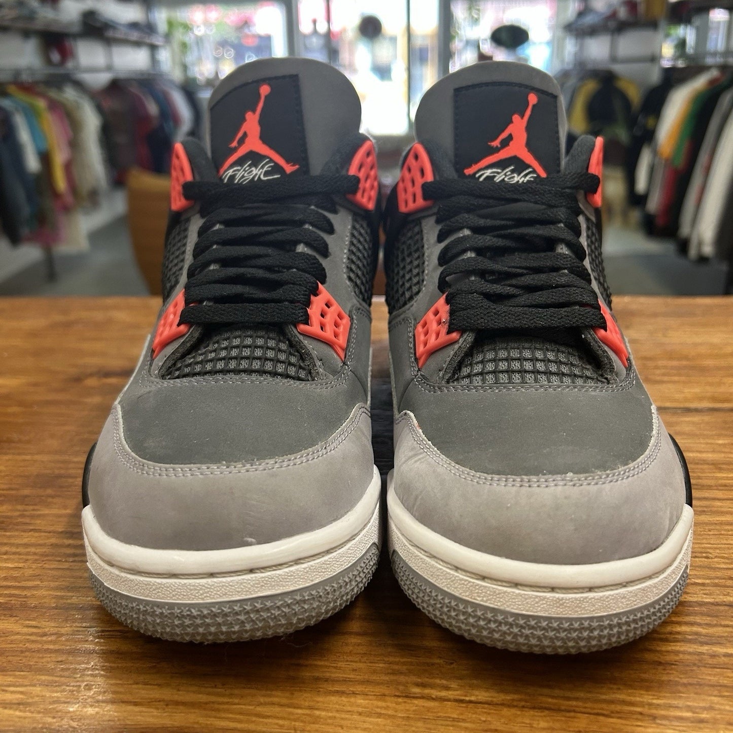 Size 10.5 - Jordan 4 Retro Mid Infrared Lightly Worn