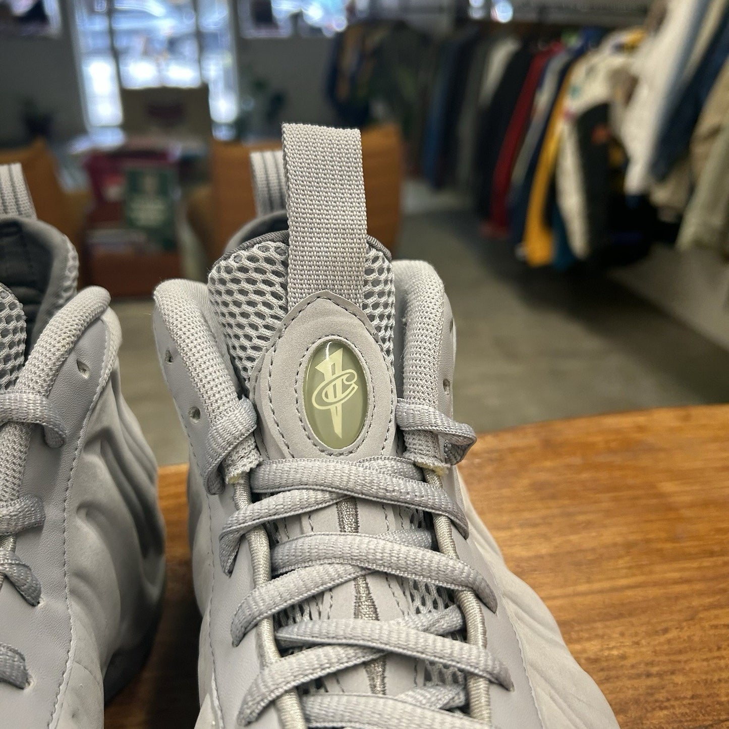 Size 12 - Nike Foamposite Wolf Grey