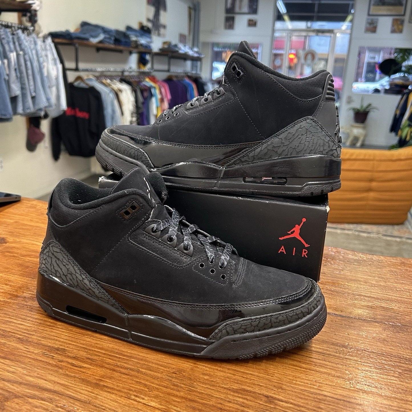 Size 11 - Air Jordan 3 Retro 2025 Black Cat Lightly Worn