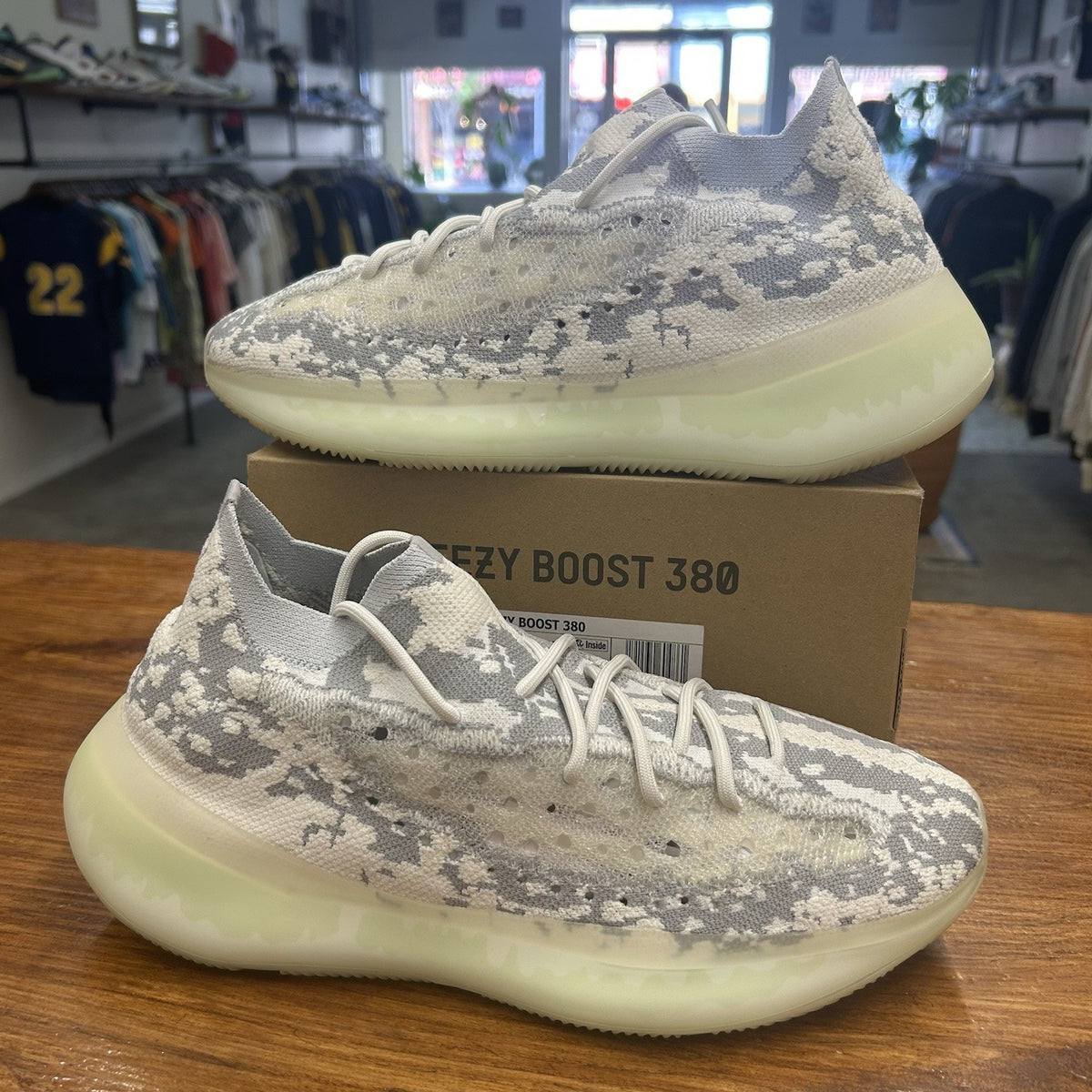 Size 12 - adidas Yeezy Boost 380 Alien Lightly Worn OG All No Stains