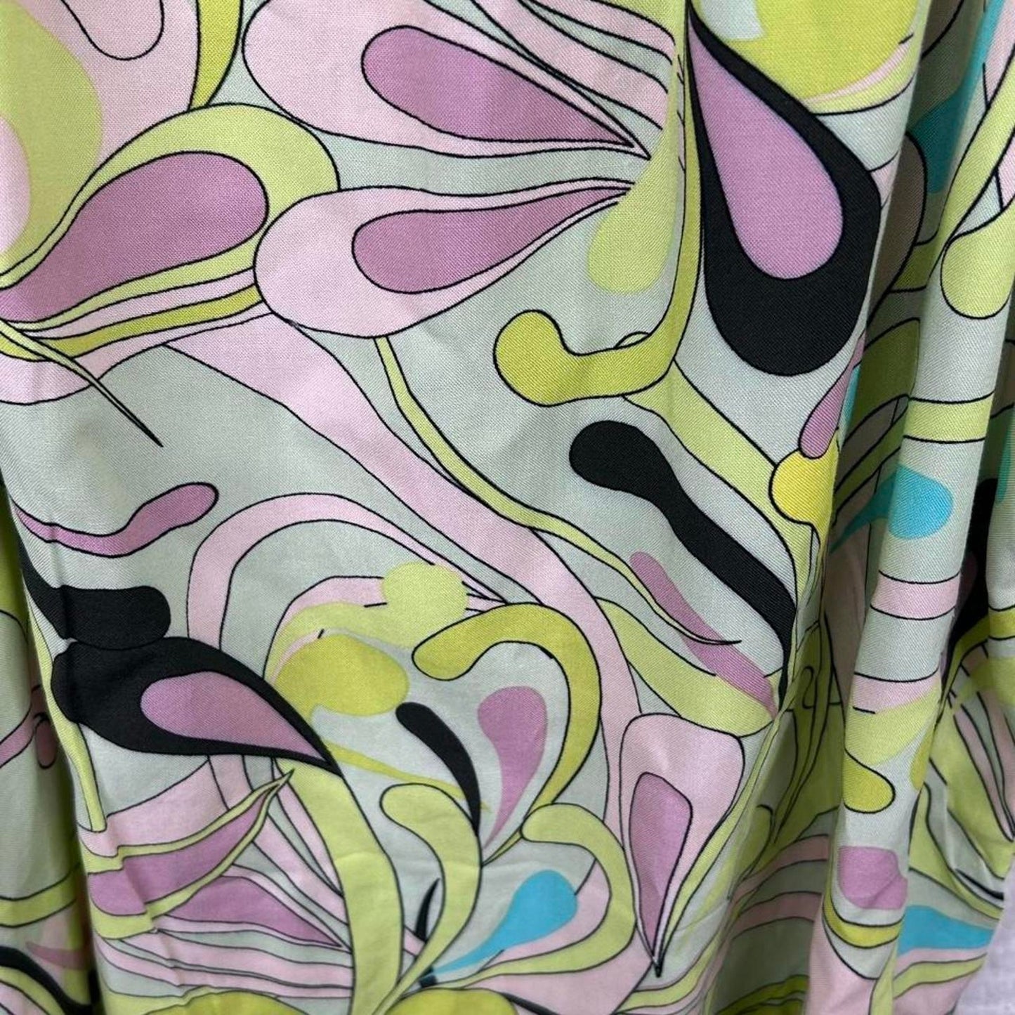 2000s y2k Pucci Style Pastel Halter Top (S)