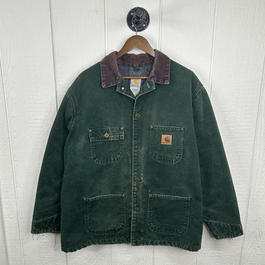 Vintage Carhartt Blanket Line Chore Jacket “SPC” C02 SPC Green Size Large